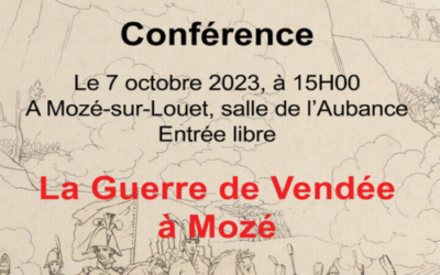 Conférence – La Guerre de Vendée à Mozé