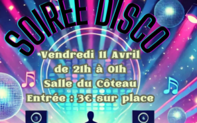 Soirée DISCO – Jeunesse Mozé sur Louet