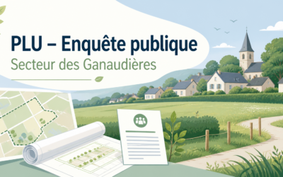 PLU – Secteur des Ganaudières : conclusions de l’enquête publique