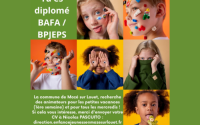Tu es diplômé BAFA BPJEPS ? Mozé recherche des animateurs !