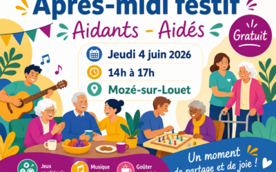 Aidants-aidés : un après-midi festif le 4 juin à Mozé-sur-Louet