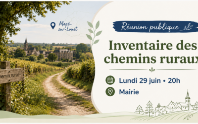 Réunion publique – Restitution de l’inventaire des chemins ruraux