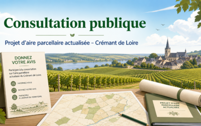 Consultation publique – Projet d’aire parcellaire actualisée de l’appellation d’origine « Crémant de Loire »