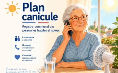 Plan canicule : inscrivez-vous sur le registre communal des personnes fragiles et isolées